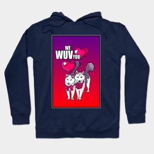 WE WUV YOU DOGGOS CARD PLUS Hoodie